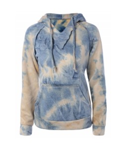 Ombre Topstitched Hoodie